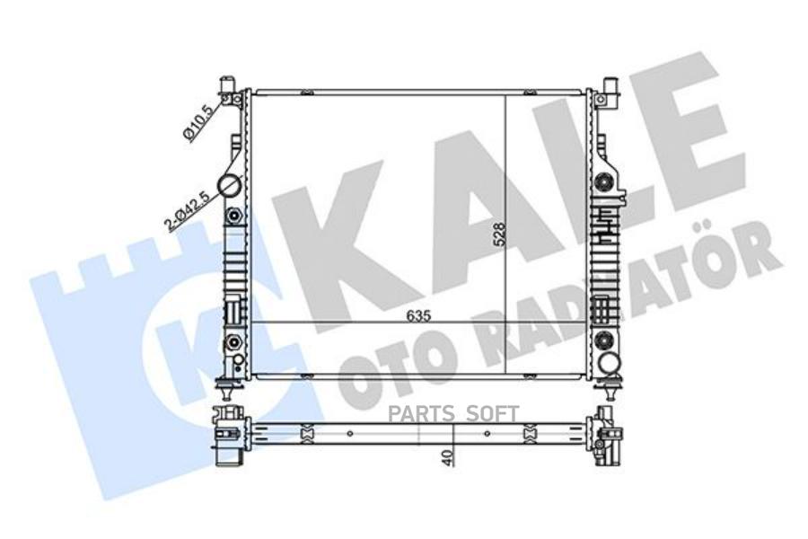 

Радиатор системы охлаждения mercedes benz g-class / gl-class / m-class / r-class