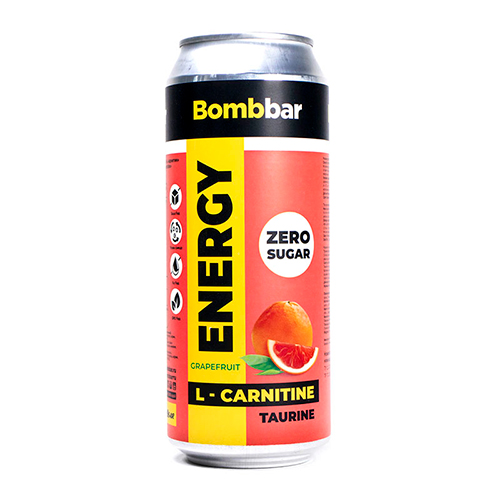 Энергетический напиток Bombbar грейпфрут 0,5 л