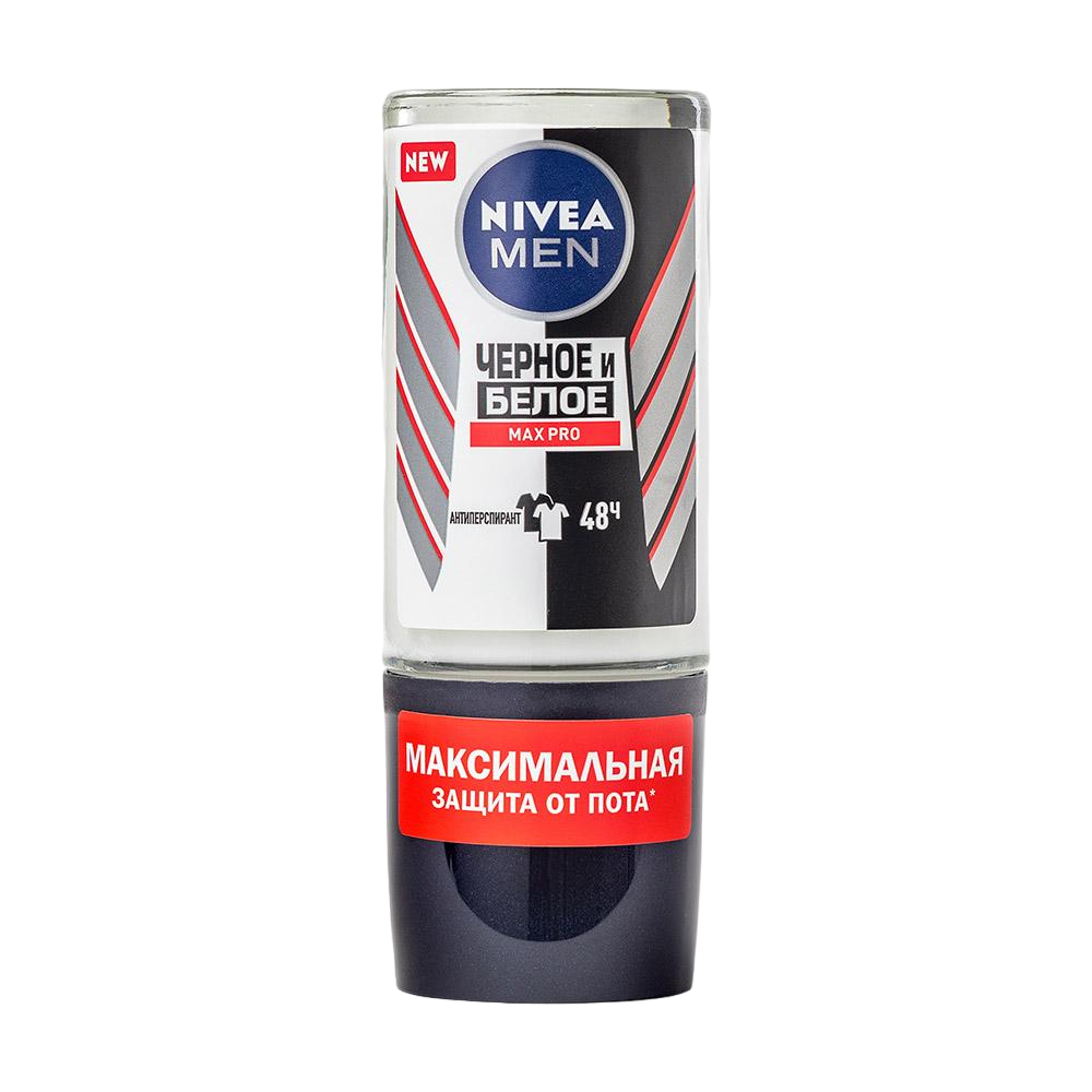 Дезодорант Nivea Men Max Pro, антиперспирант, шариковый, чёрное и белое, 50 мл сиян путешествие чёрное море белое море