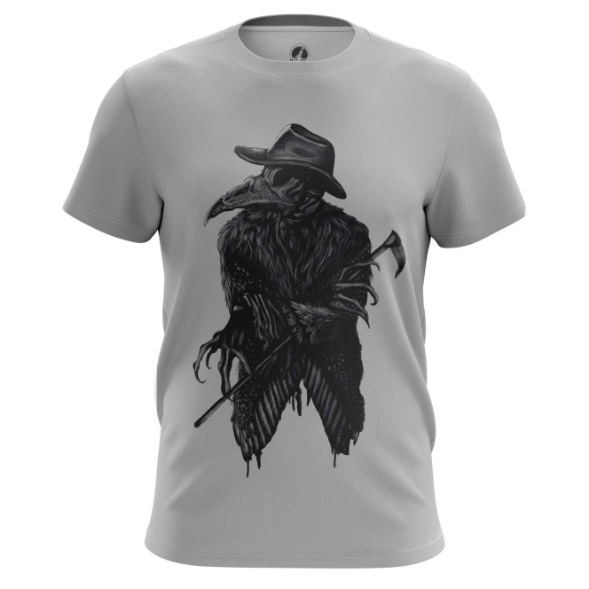 

Футболка мужская teestore Чумной доктор серая L, Серый, Чумной доктор