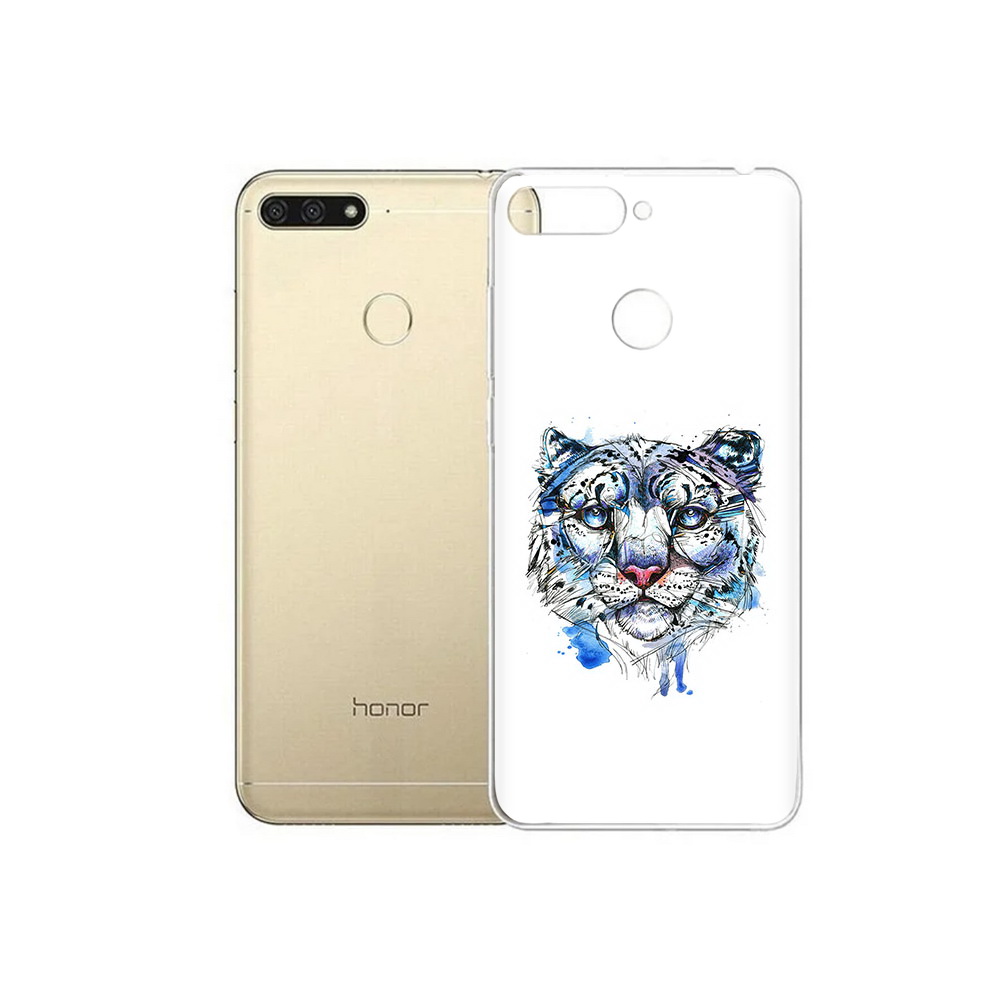 

Чехол MyPads Tocco для Huawei 7C водяной тигр (PT111175.61.263), Прозрачный, Tocco