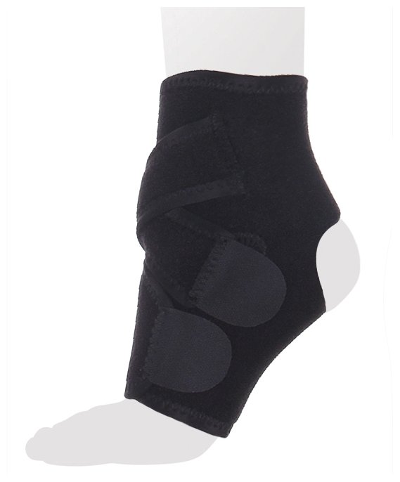 Бандаж-лента на голеностопный сустав Ttoman AS-E05 универсальный черный