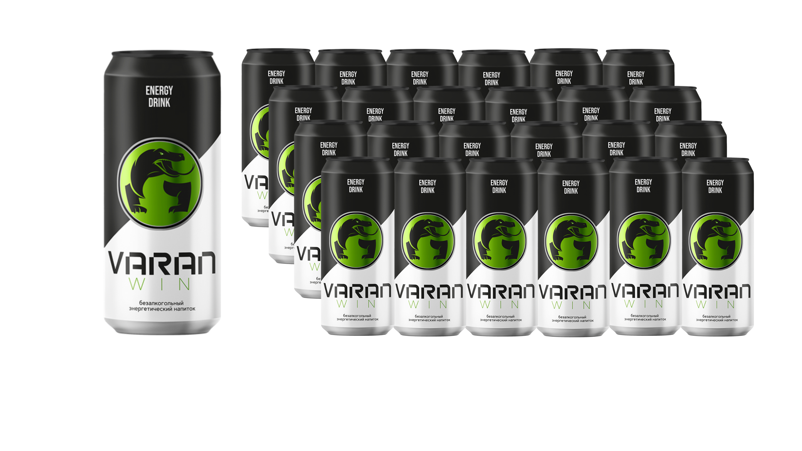Энергетический напиток Очаково Varan Win, 0,5 л х 24 шт
