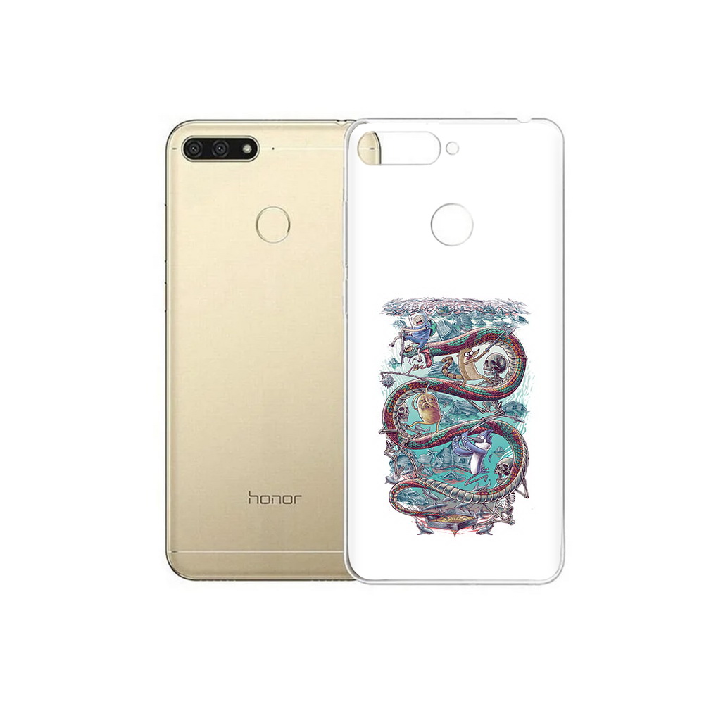 

Чехол MyPads Tocco для Huawei 7C время приключений страшилка (PT111175.61.280), Прозрачный, Tocco