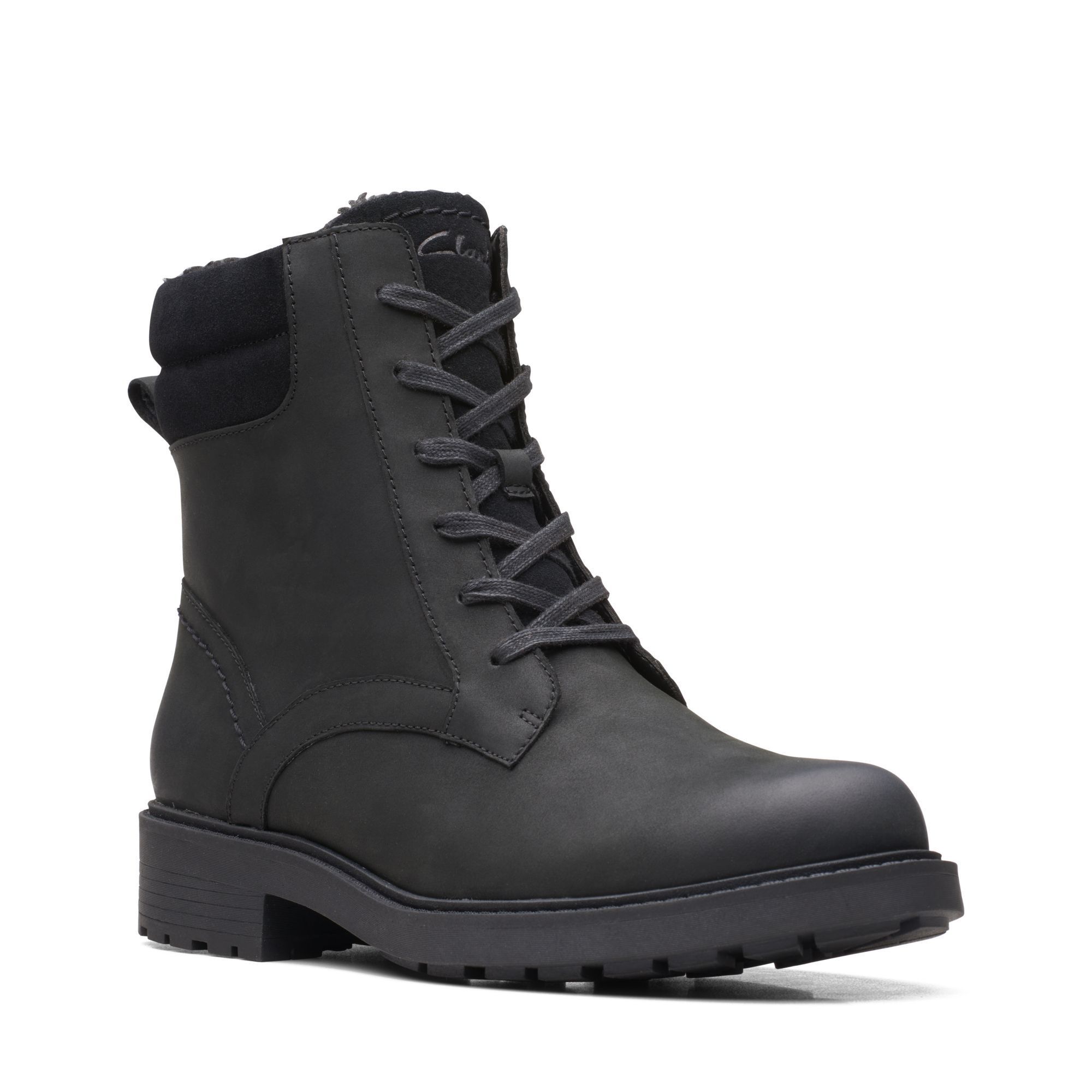 

Ботинки женский Clarks 26167944 черные 37.5 EU, Черный, 26167944