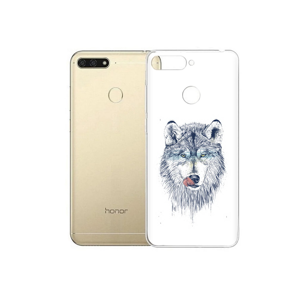 

Чехол MyPads Tocco для Huawei 7C голодгый волк (PT111175.61.292), Прозрачный, Tocco