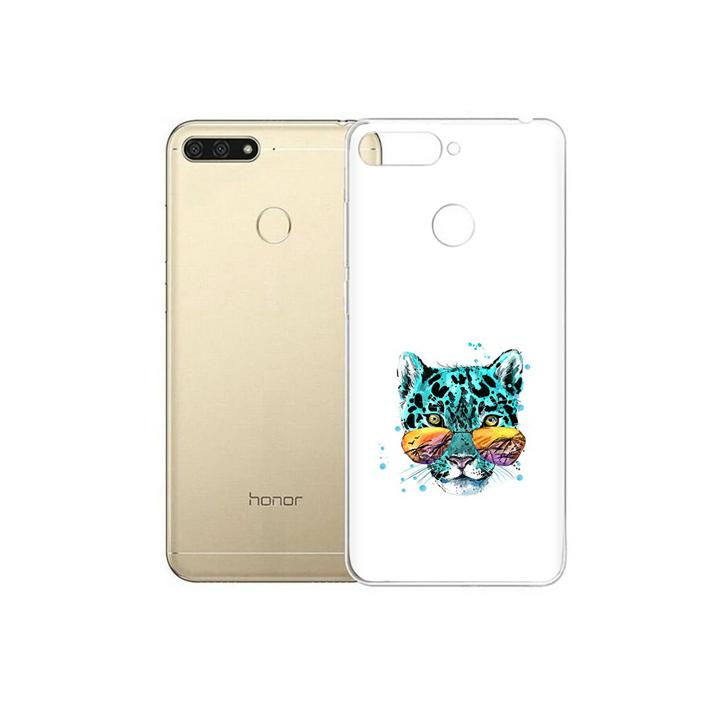 

Чехол MyPads Tocco для Huawei 7C голубой лео (PT111175.61.294), Прозрачный, Tocco