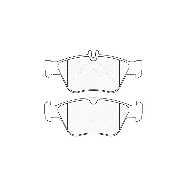 

Колодки Тормозные Передние Mercedes Benz C200k-280(W202/C208) 95-00/E200-300d(W210) 95-00/
