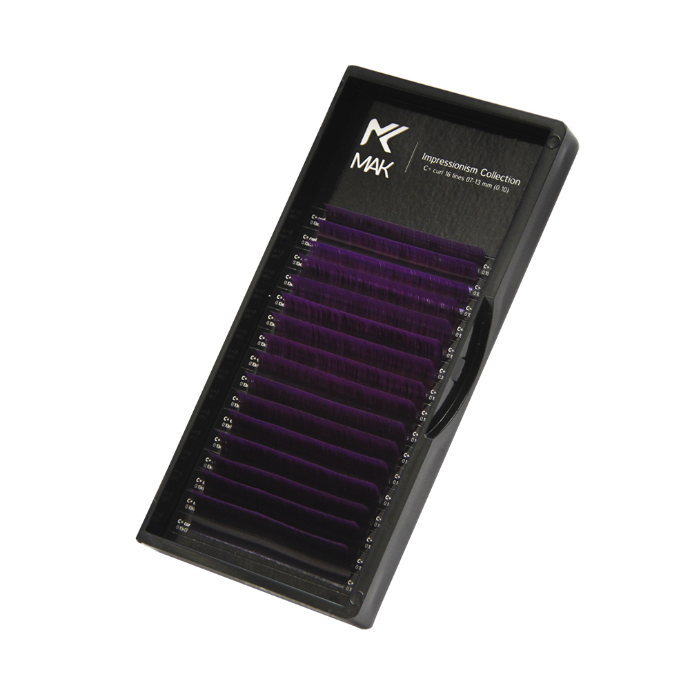 

Омбре ресницы МАК (Violet) МИКC (16 линий) C+ 0.10 7-13mm, Синий