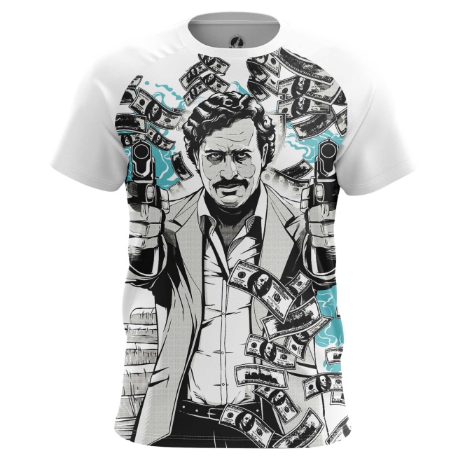 

Футболка мужская teestore Пабло Эскобар серая M, Серый, Пабло Эскобар