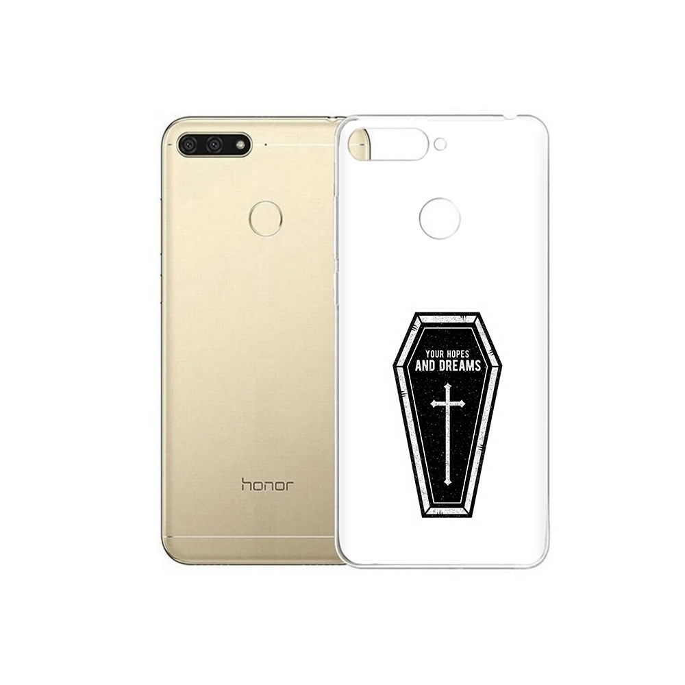 

Чехол MyPads Tocco для Huawei 7C гроб с мечтами (PT111175.61.299), Прозрачный, Tocco