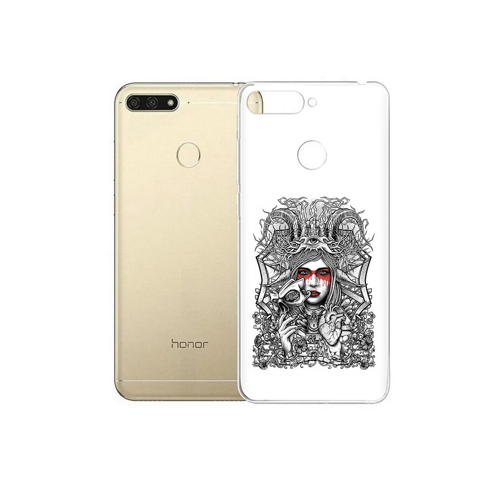 

Чехол MyPads Tocco для Huawei 7C грусная девушка (PT111175.61.302), Прозрачный, Tocco