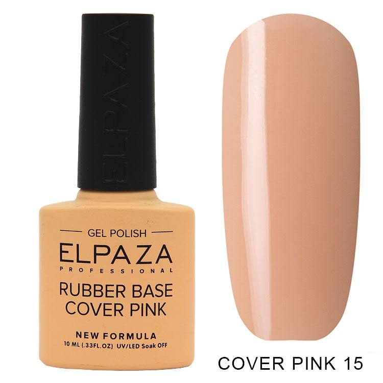 

База ELPAZA Rubber Base COVER PINK №15, ELPAZA Rubber Base COVER PINK