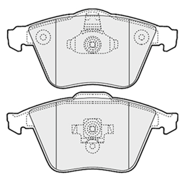 

Колодки тормозные передние Volvo C30/S40 II/V50 04>18 Ford Focus II 05>12 Mazda 3 03>14 Sa