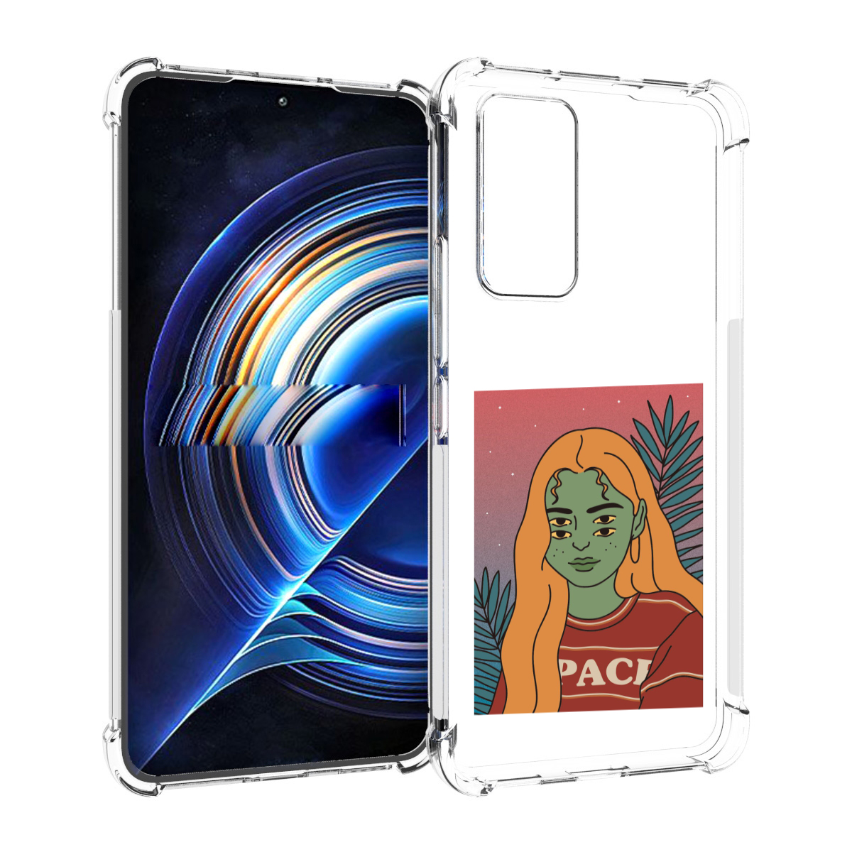 

Чехол MyPads четырехглазая девушка женский для Tecno Camon 19 Neo, Прозрачный, Tocco