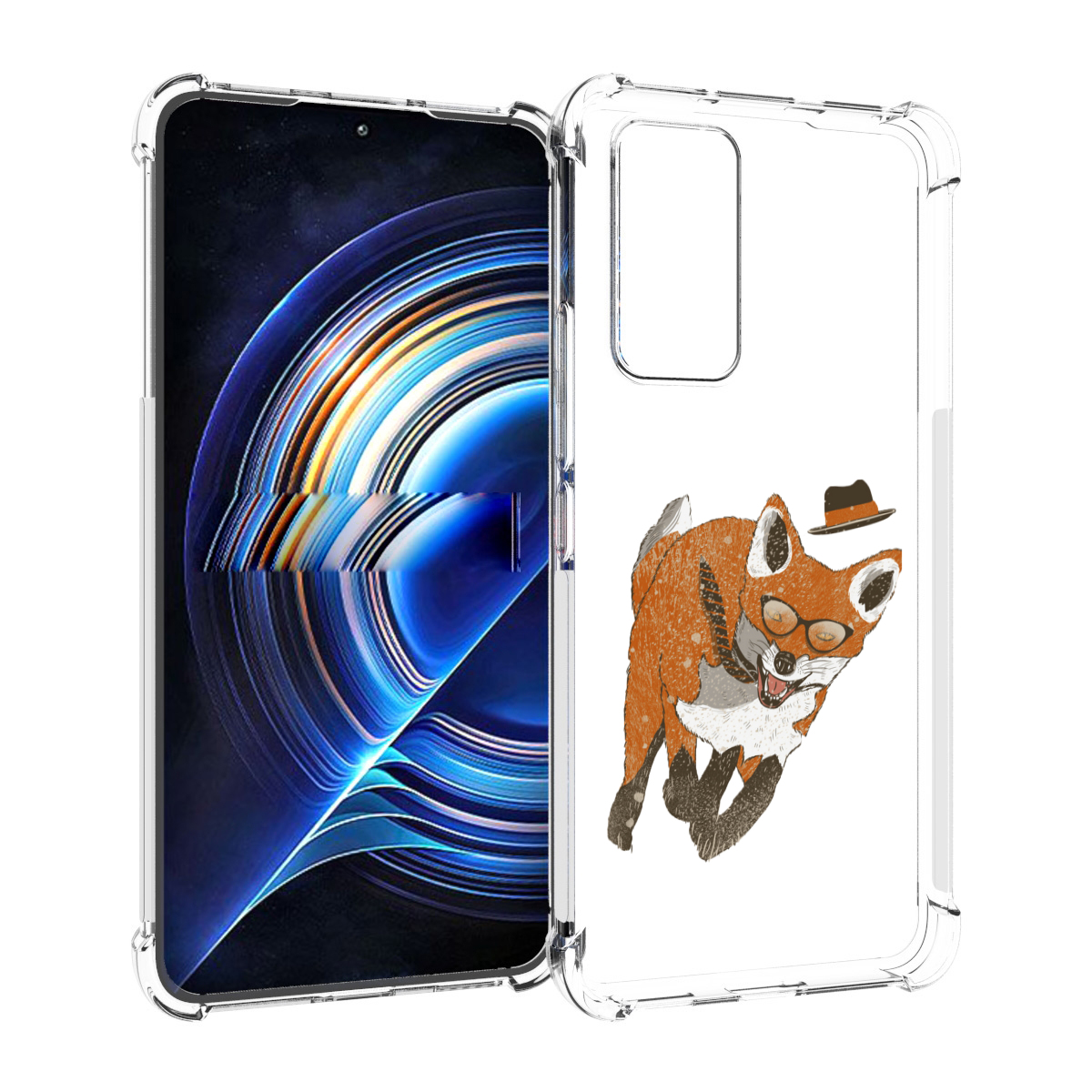 

Чехол MyPads шустрый лис для Tecno Camon 19 Neo, Прозрачный, Tocco