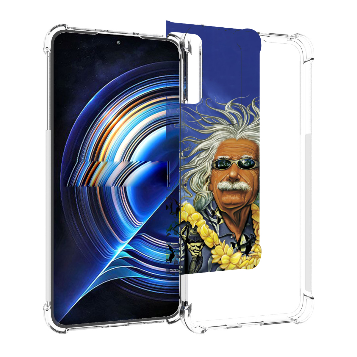 Чехол MyPads энштейн на отдыхе для Tecno Camon 19 Neo