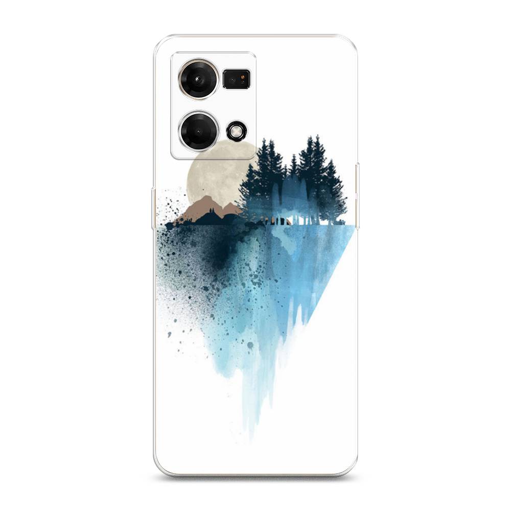 

Чехол Awog на Oppo Reno 7 4G/8 4G "Горы 5", Разноцветный