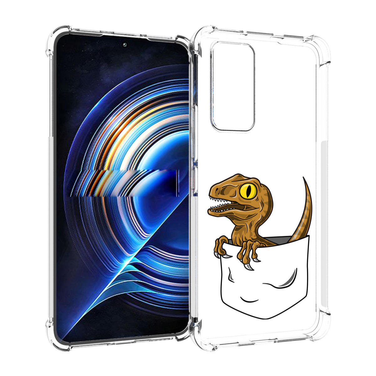 

Чехол MyPads динозавр в кармане для Tecno Camon 19 Neo, Прозрачный, Tocco