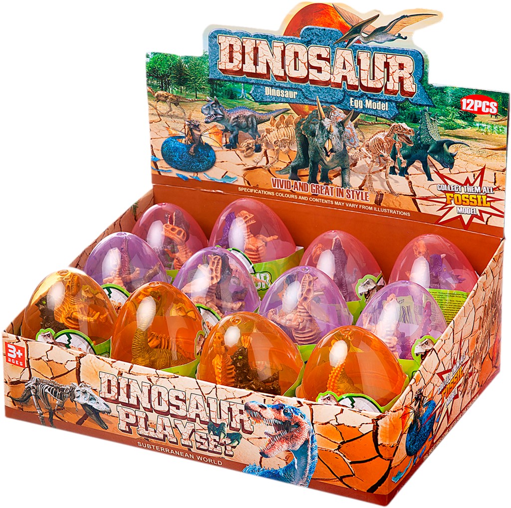 фото Фигурка junfa динозавр со скелетом в яйце 7-9 см в ассортименте junfa toys