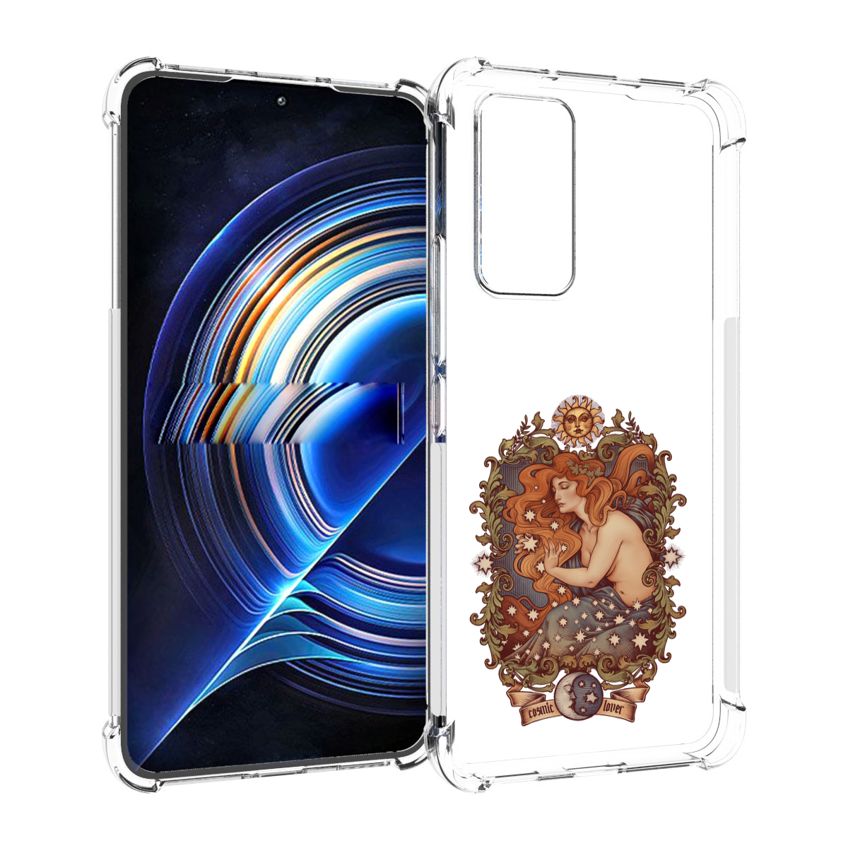 

Чехол MyPads звездная девушка абстракция для Tecno Camon 19 Neo, Прозрачный, Tocco