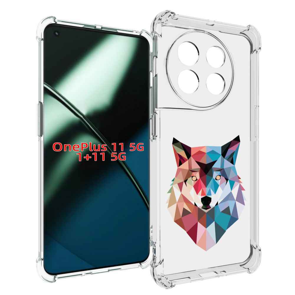 

Чехол MyPads Геометрический-волк для OnePlus 11, Прозрачный, Tocco