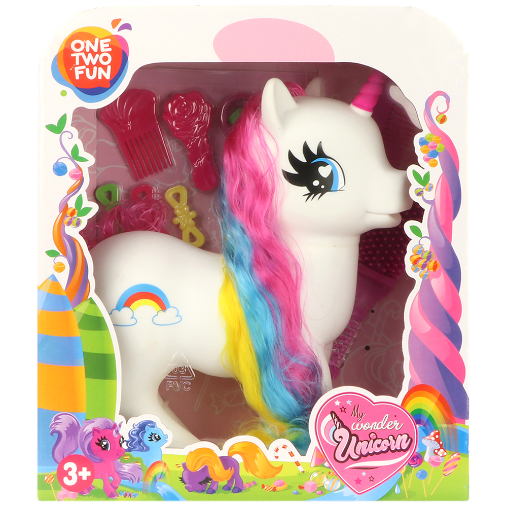 фото Фигурка единорог one two fun my wonder unicorn с аксессуарами в ассортименте