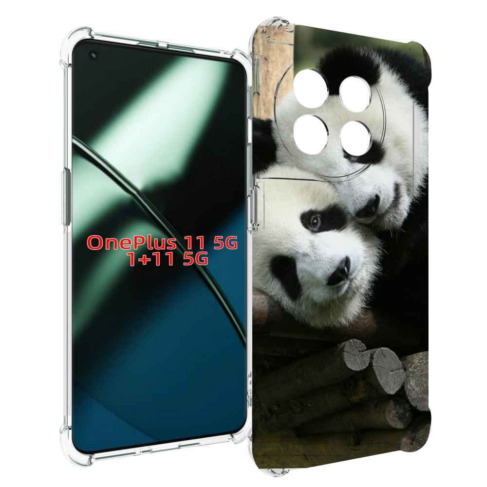 

Чехол MyPads Две-панды для OnePlus 11, Прозрачный, Tocco