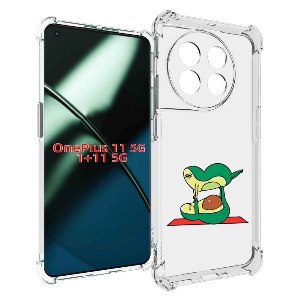 

Чехол MyPads Две-половинки для OnePlus 11, Прозрачный, Tocco