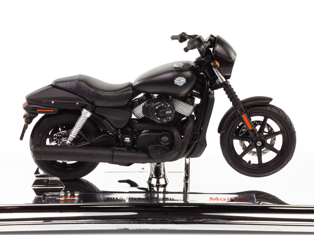 Мотоцикл Maisto Harley Davidson 2015 Street 750 1:18 черный 39360 maisto 1 18 harley davidson 1993 flstn heritage softail simulation alloy motorcycle model toy car collecting car model boys toys