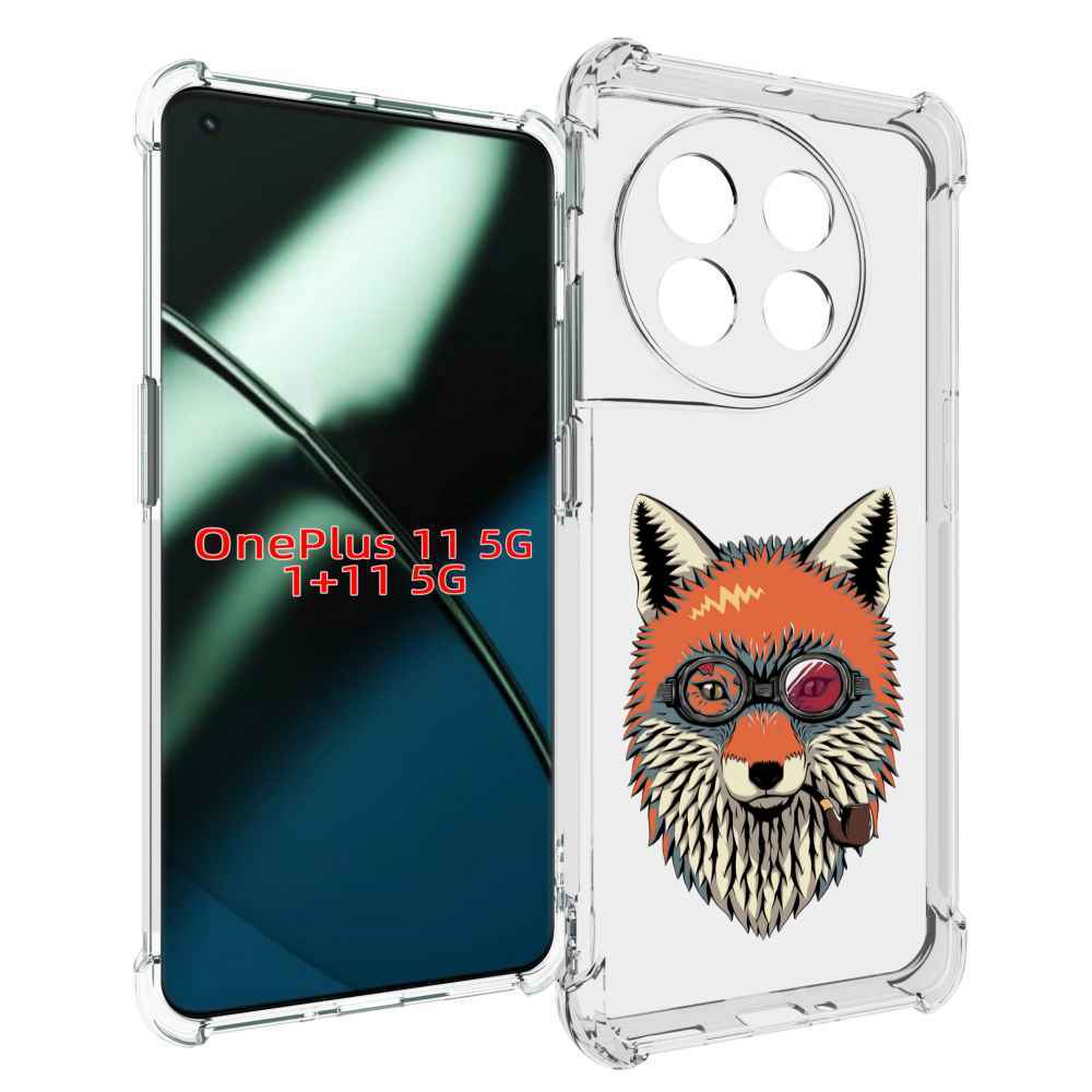 

Чехол MyPads Деловой лис для OnePlus 11, Прозрачный, Tocco