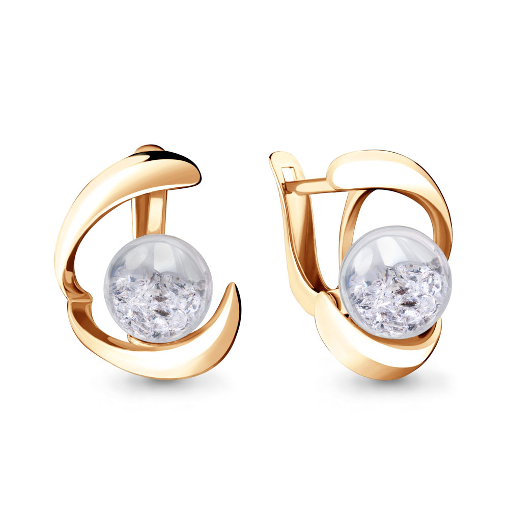 

Серьги из серебра с фианитом Aquamarine 45390_925_з, 45390_925_з