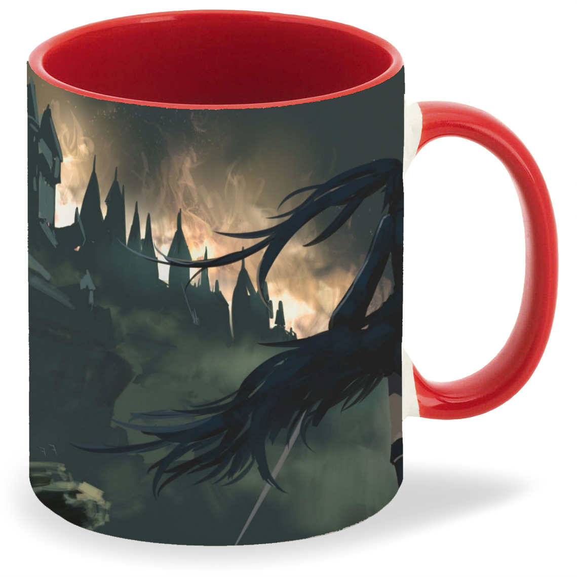 

Кружка CoolPodarok Аниме Блэк Рок Шутер Девушка со спины, Аниме Блэк Рок Шутер Девушка со спины