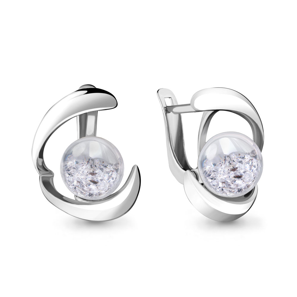 

Серьги из серебра с фианитом Aquamarine 45390_925_р, 45390_925_р
