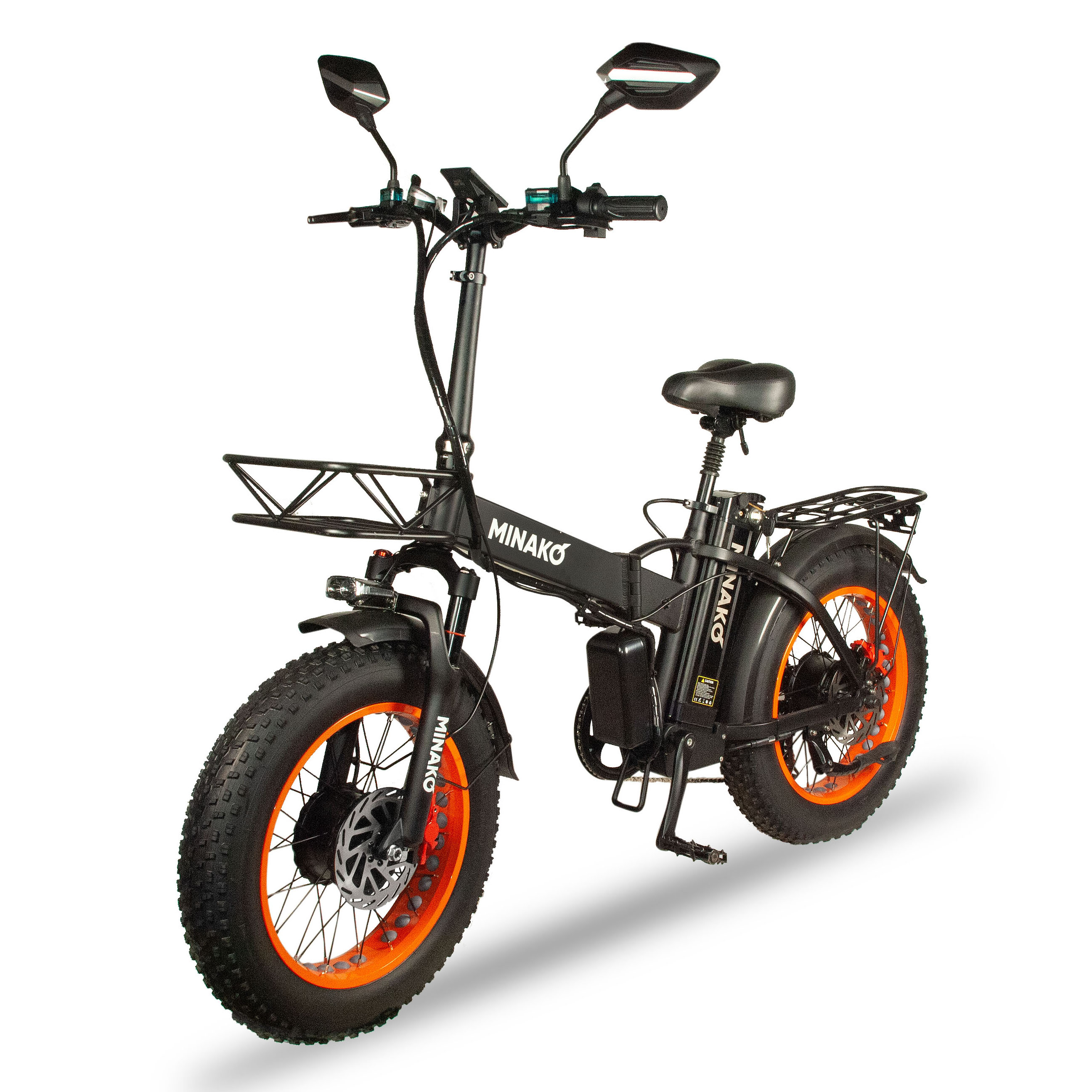 Электровелосипед Minako F10 Dual Оранжевый