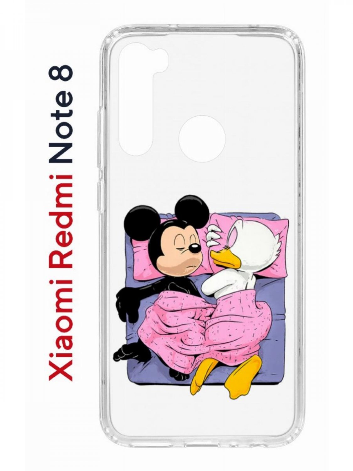 Чехол на Redmi Note 8 Kruche Print This is life,противоударный бампер,с защитой камеры