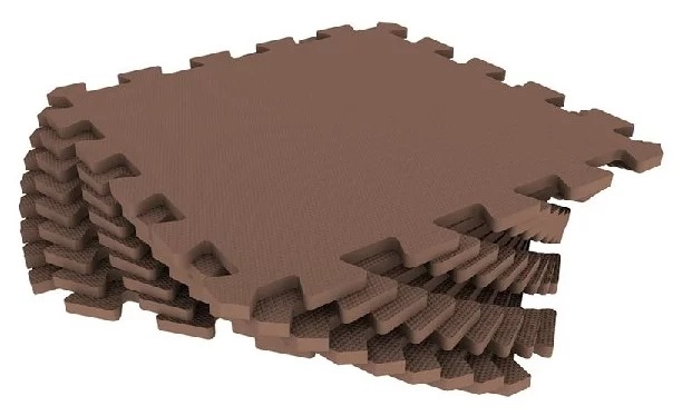 

Мягкий пол ECO COVER разноцветный 33*33см, 1м2, 33МП коричневый, 33*33(см) 1(м2) 33МП (коричневый)