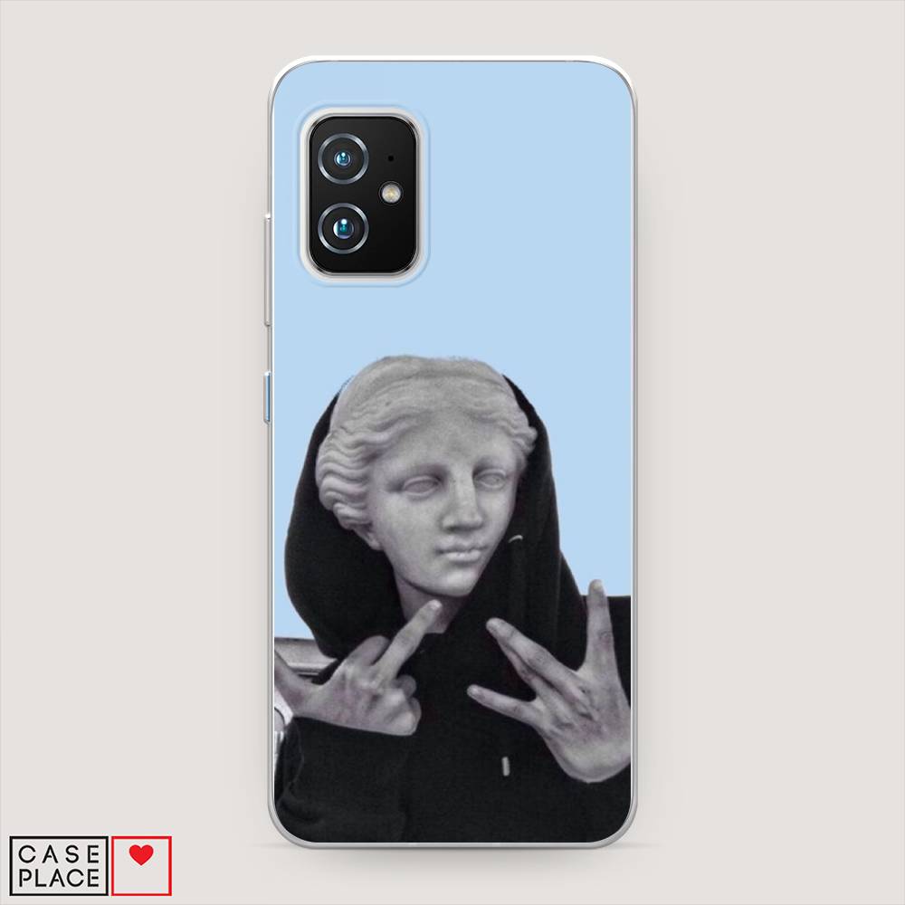 

Чехол Awog на Asus Zenfone 8 Mini "SWAG статуя", Голубой, 44350-9