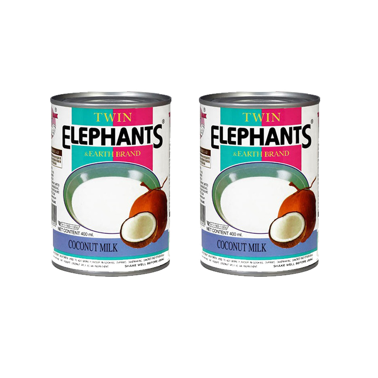 

Кокосовое молоко TWIN ELEPHANTS (2 шт. по 400 мл)