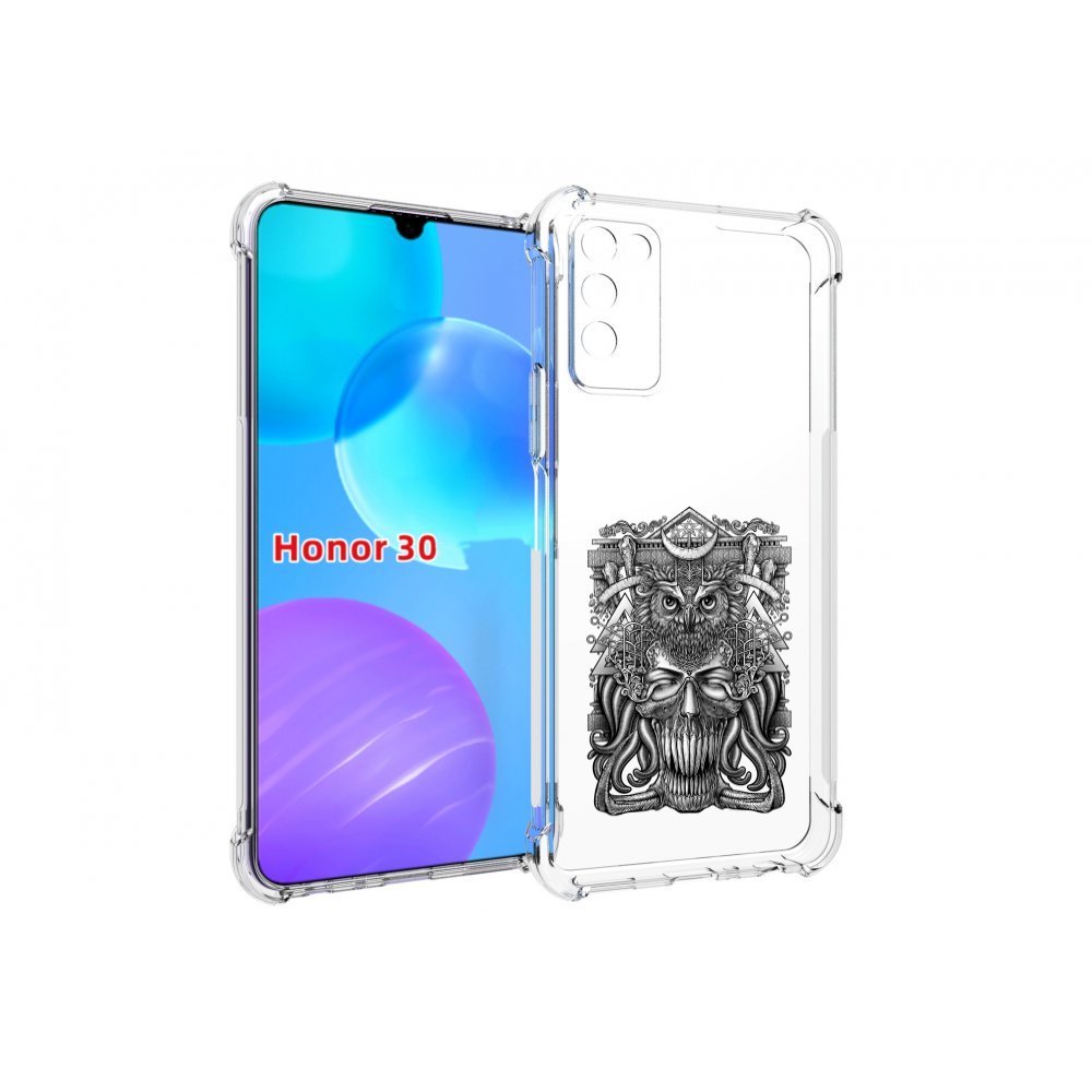 

Чехол MyPads зубастая сова для Huawei Honor 30 Lite, Tocco
