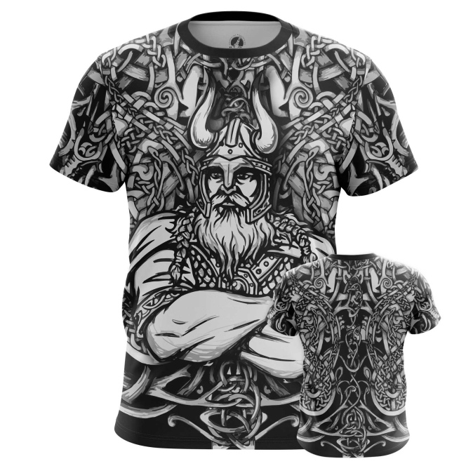 

Футболка мужская teestore Viking серая S, Серый, Viking