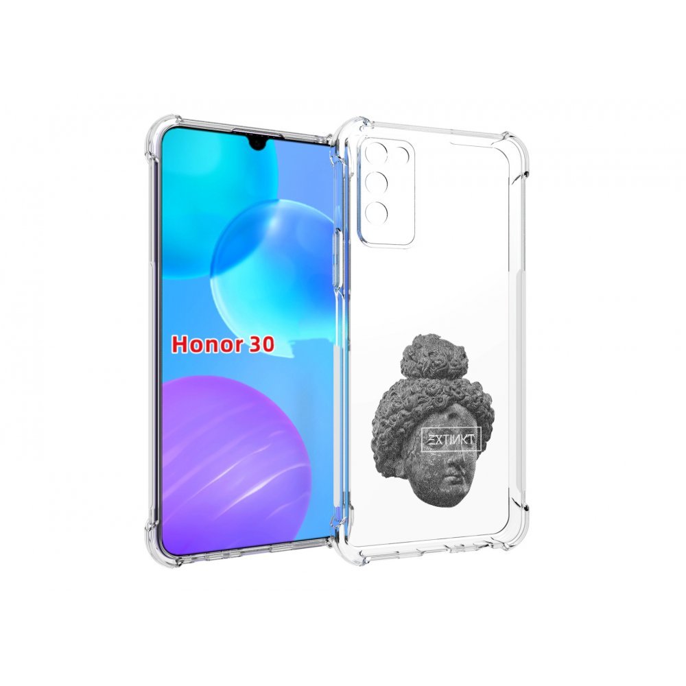

Чехол MyPads каменное лицо девушки для Huawei Honor 30 Lite, Tocco