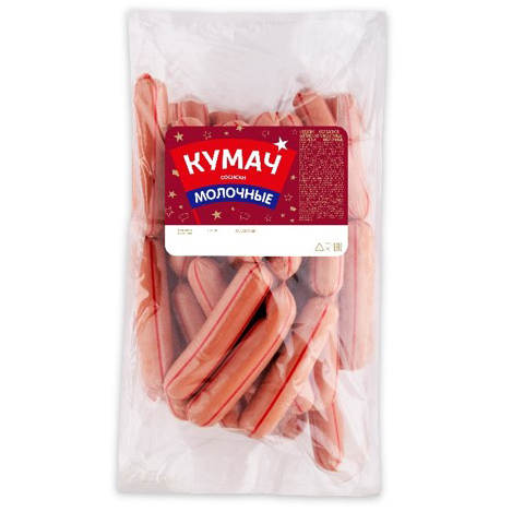 

Сосиски Останкино Кумач Молочные