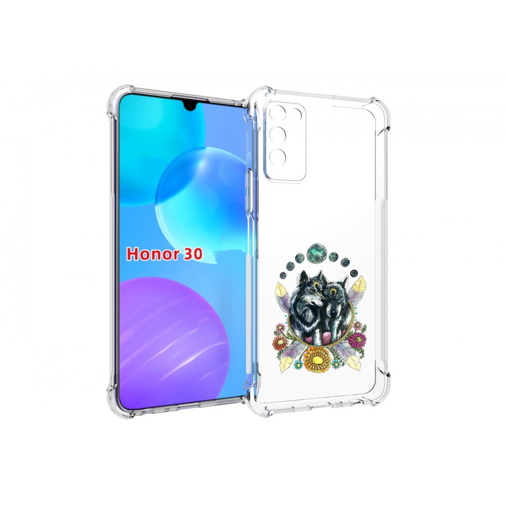 

Чехол MyPads красивые волки абстракция для Huawei Honor 30 Lite, Tocco
