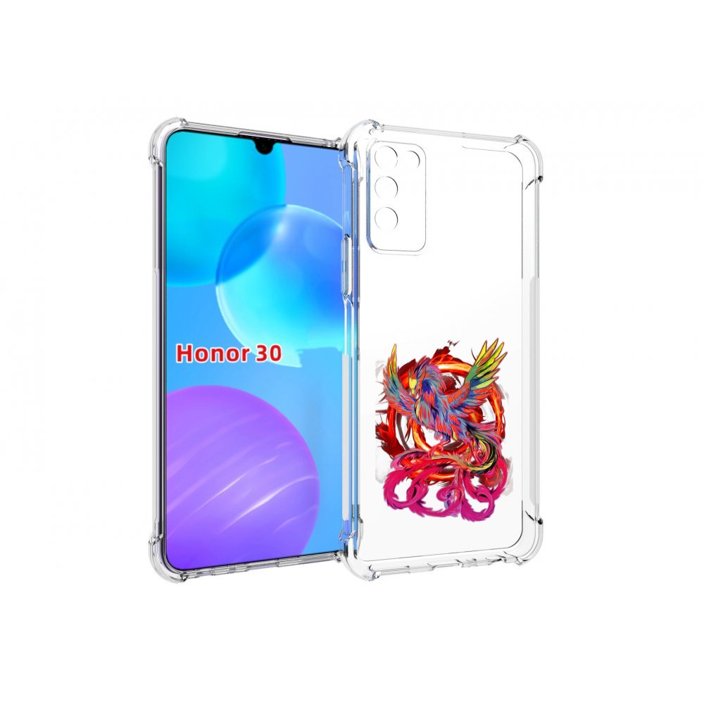 

Чехол MyPads красочный феникс для Huawei Honor 30 Lite, Tocco