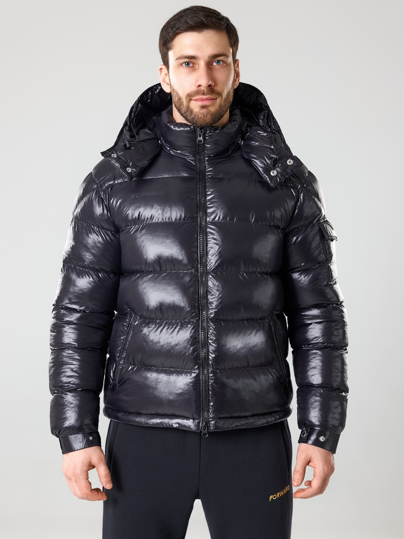 

Зимняя куртка мужская Forward M08230P-BB232 черная 2XL, Черный, M08230P-BB232