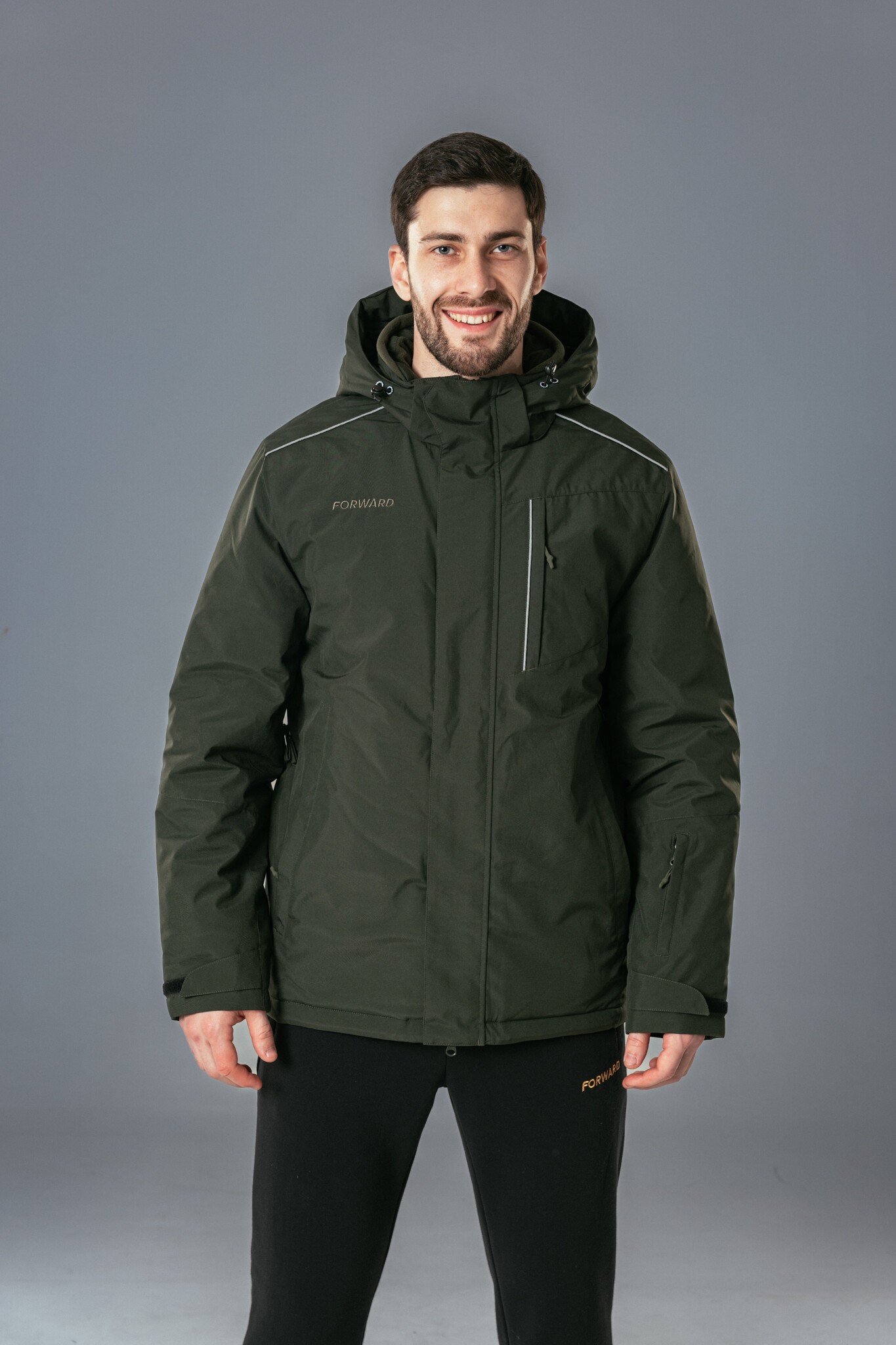 

Зимняя куртка мужская Forward M08221P-HH232 зеленая XL, Зеленый, M08221P-HH232