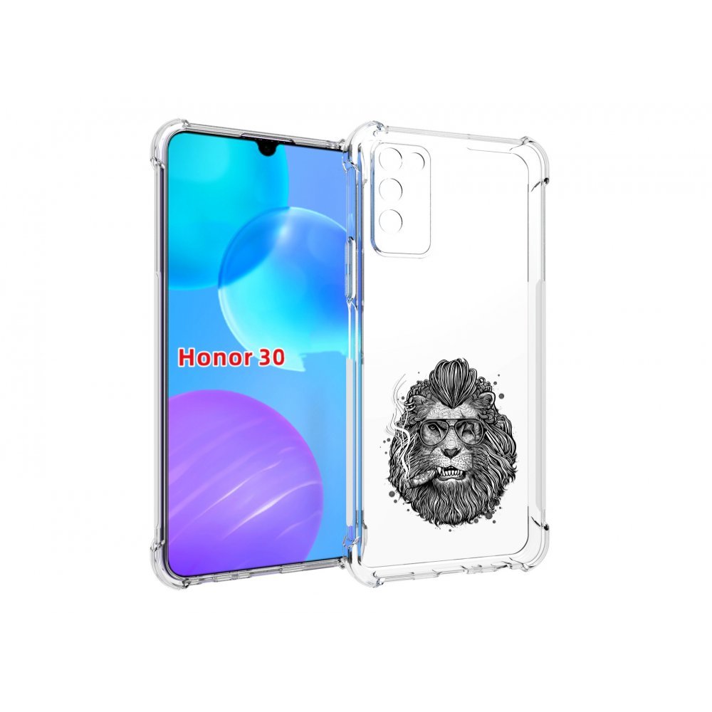 

Чехол MyPads курящий лев для Huawei Honor 30 Lite, Tocco
