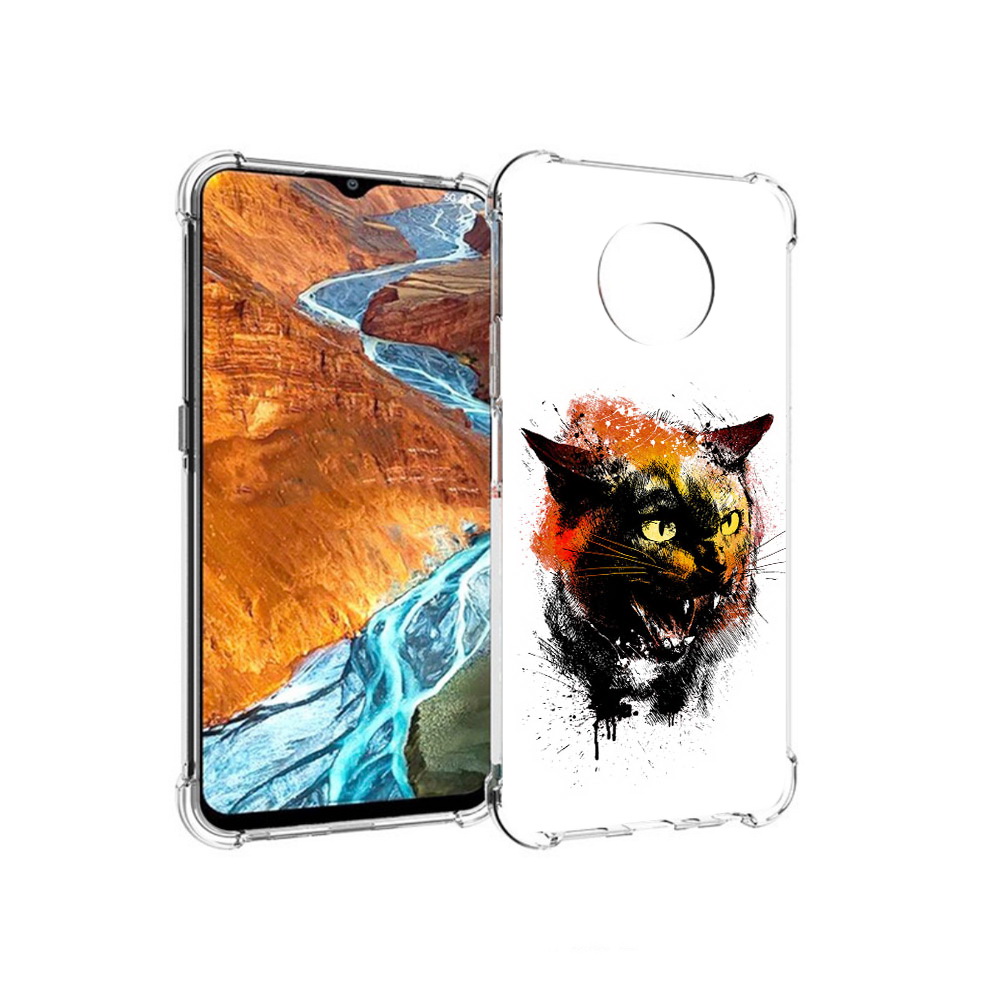 

Чехол MyPads Tocco для Nokia G300 сиамский кот (PT224563.108.598), Прозрачный, Tocco