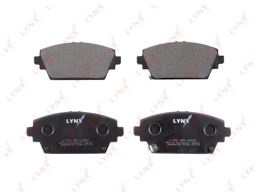 

Тормозные колодки LYNXauto передние для Nissan Almera Tino, Primera 2000-2008 BD3422